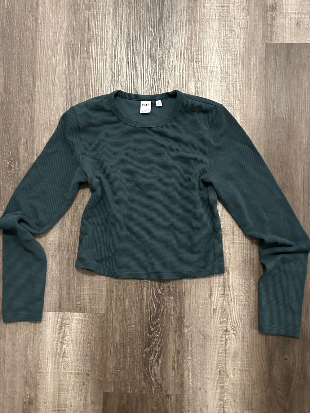 aritzia TNA thermal crop top